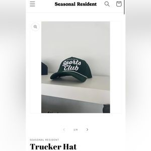 SEASONAL RESIDENT Trucker Hat